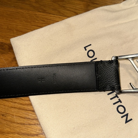 Louis Vuitton - Men’s Monogram Eclipse Belt - Black - Size 34 / 85 - Picture 7 of 12